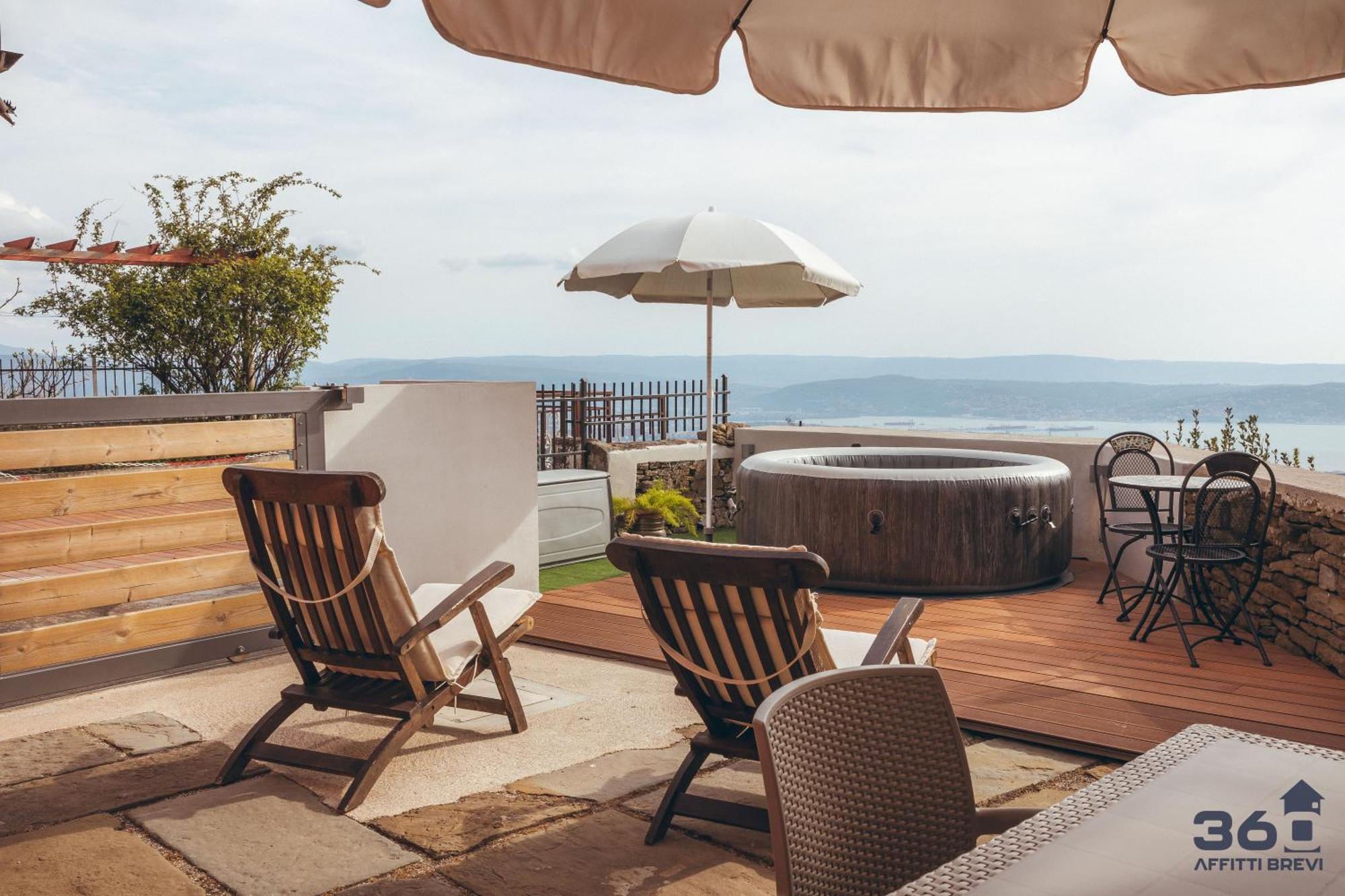 Trieste 10Min Dal Centro Villa Privata Con Jacuzzi المظهر الخارجي الصورة